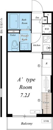 リブリ・ルームス新千葉の物件間取画像